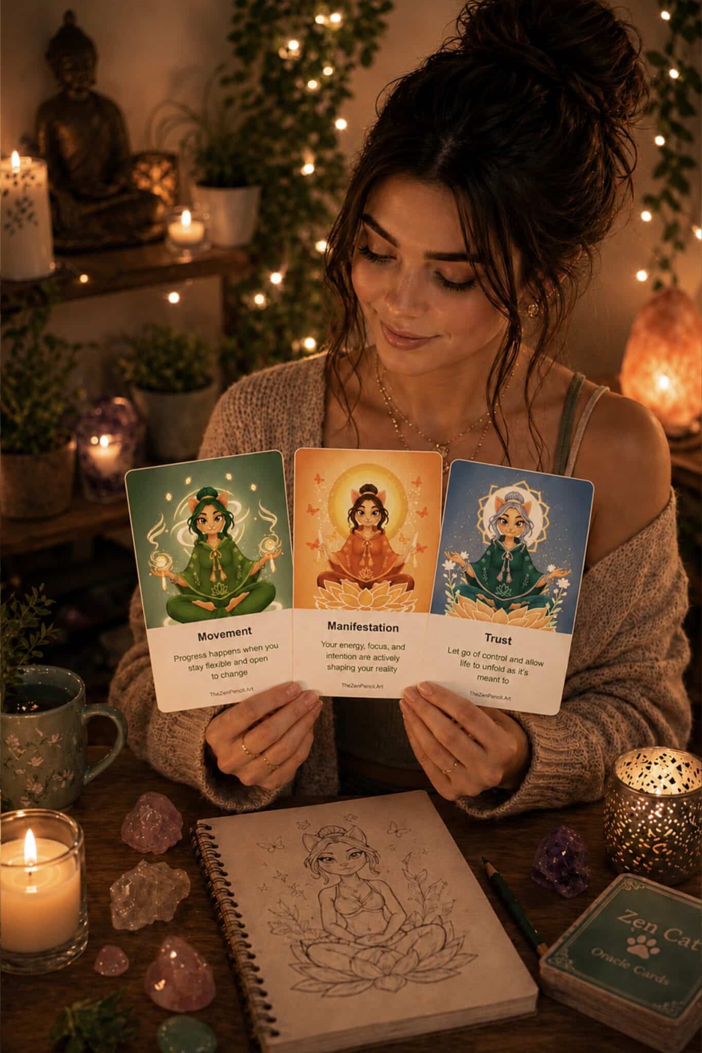 Zen Cat Oracle Reading